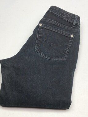BLACK LOIS DENIM SLIM STRAIGHT JEANS 27x32 ⭐️